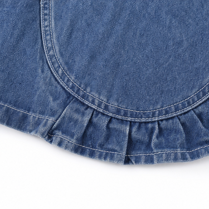 Women's Jacket | Open Front & Ruffle Trim