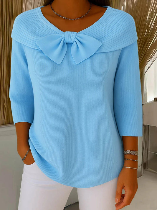 Women's Jumper | Bow Detail & Flattering Fit