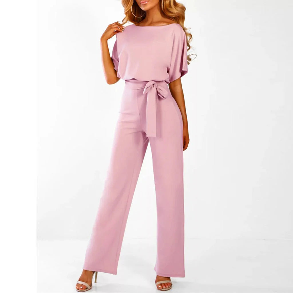 Women's Jumpsuit | Adjustable Waist Tie
