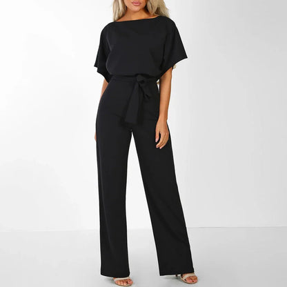 Women's Jumpsuit | Adjustable Waist Tie