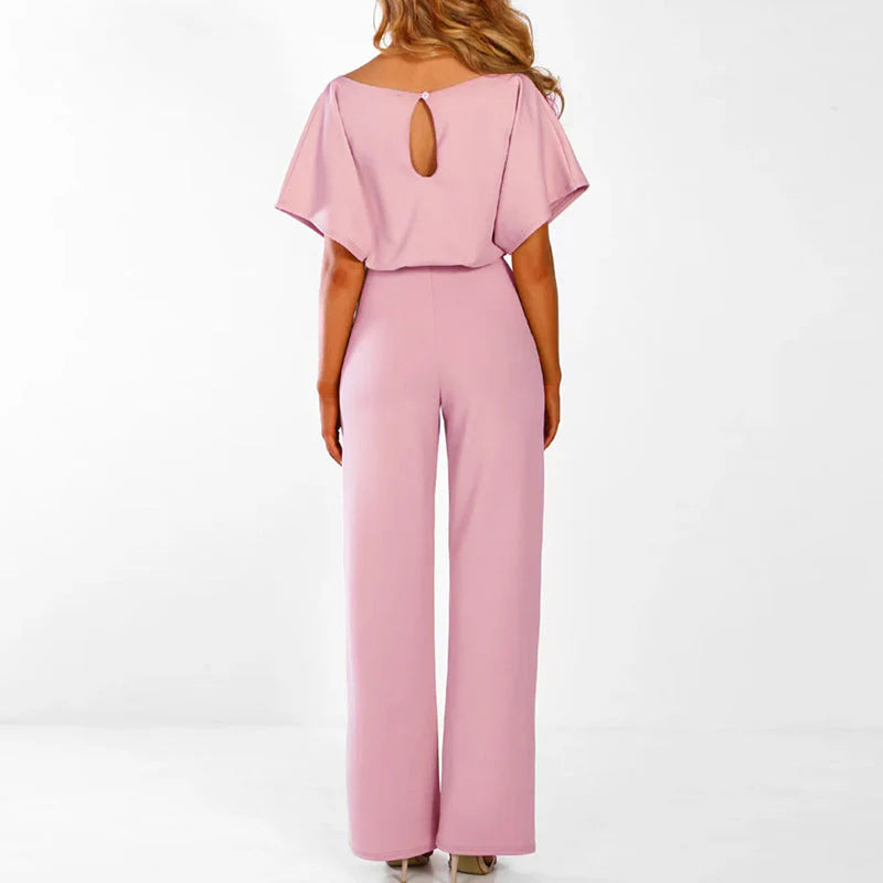Women's Jumpsuit | Adjustable Waist Tie
