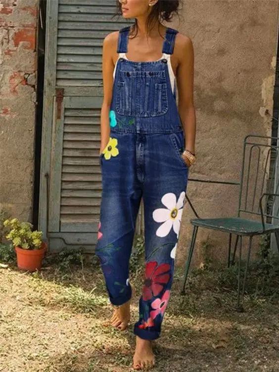 Women's Jumpsuit Overalls | Adjustable Bib Pocket