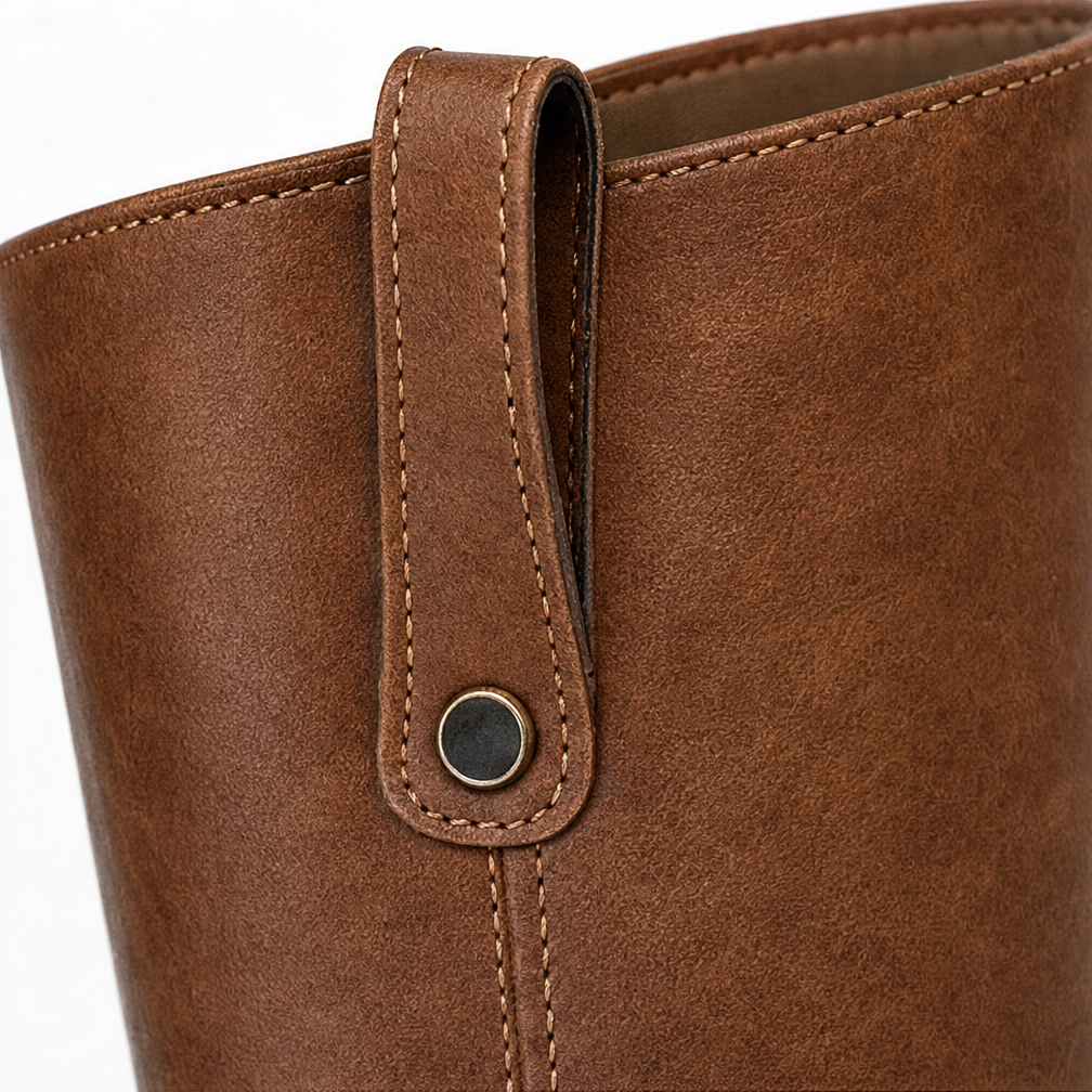 Women's Knee-High Boots | Pull-On No-Zip Design