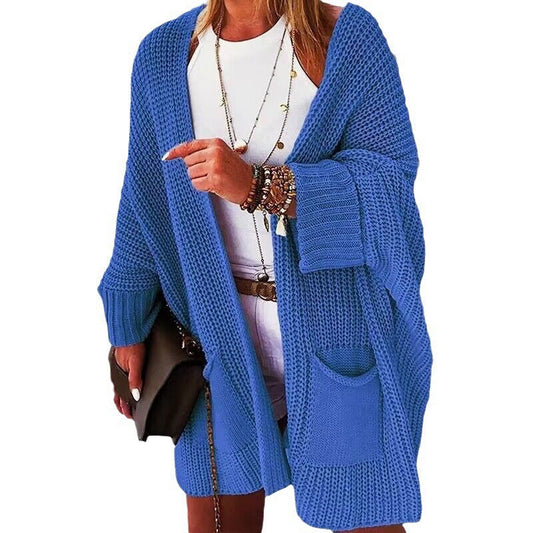 Women's Knit Coat | Loose Fit & Warm