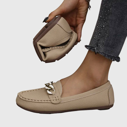 Women's Loafers | Gold Chain Detail & All-Day Comfort
