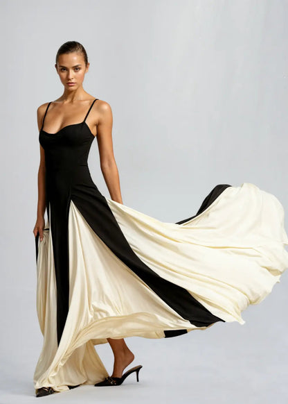 Women's Long Dress | Sweetheart Neckline
