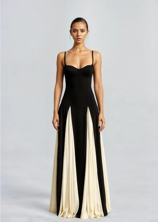 Women's Long Dress | Sweetheart Neckline