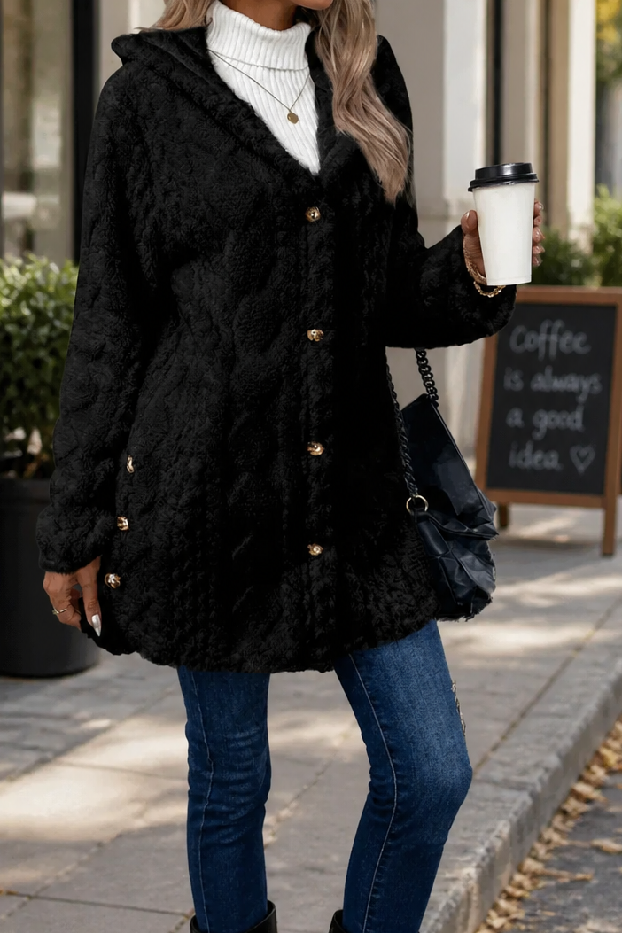 Women's Long Hooded Coat Lightweight Quilted Winter Jacket