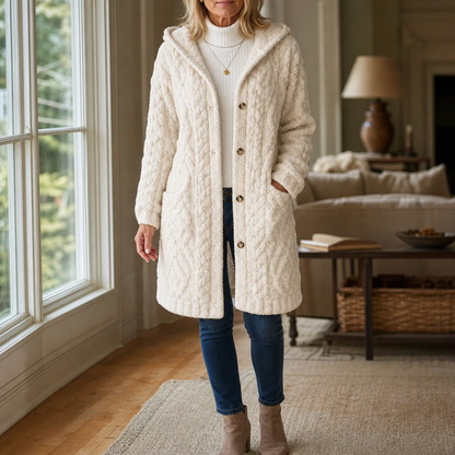 Women's Long Hooded Coat Lightweight Quilted Winter Jacket