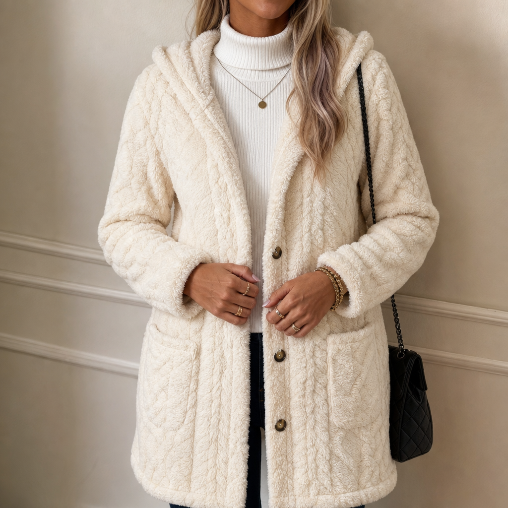 Women's Long Hooded Coat Lightweight Quilted Winter Jacket