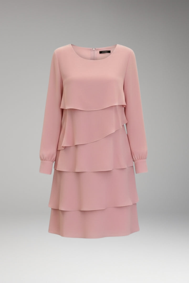 Women's Long Sleeve Midi Dress | Layered & Flattering Fit