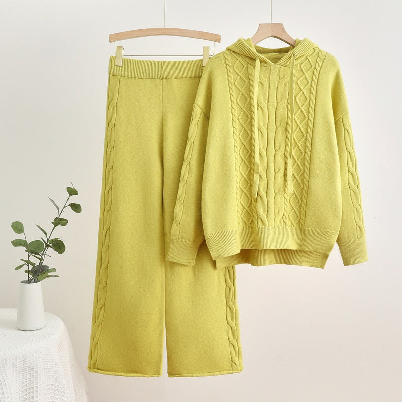 Women's Loungewear Set | Hooded & Wide Leg Comfort