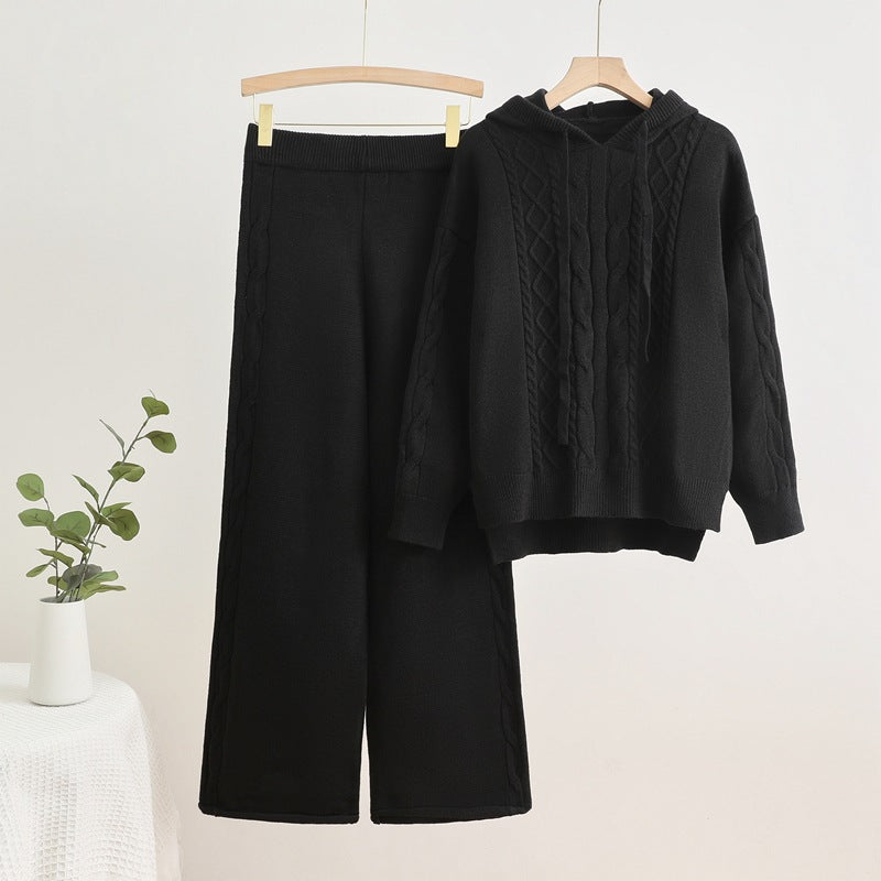Women's Loungewear Set | Hooded & Wide Leg Comfort