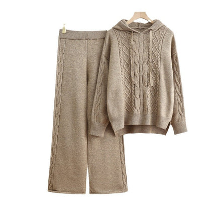 Women's Loungewear Set | Hooded & Wide Leg Comfort