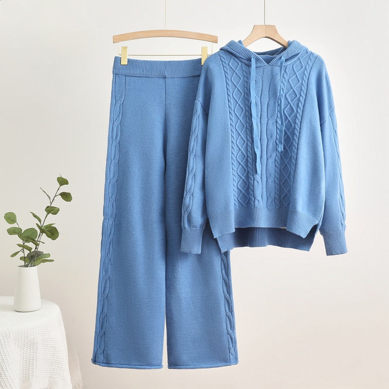 Women's Loungewear Set | Hooded & Wide Leg Comfort