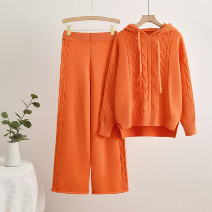 Women's Loungewear Set | Hooded & Wide Leg Comfort