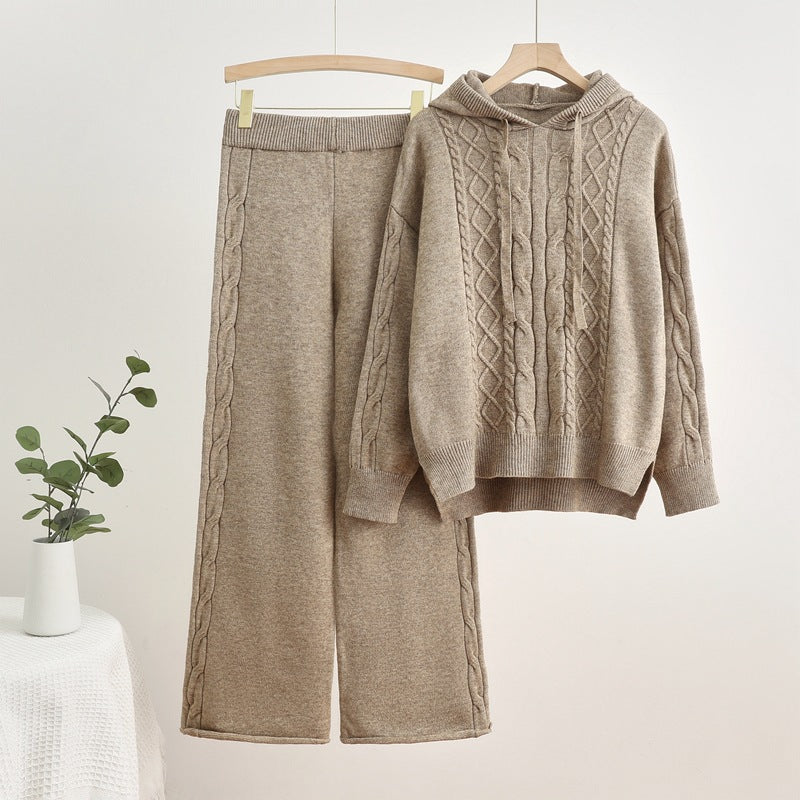 Women's Loungewear Set | Hooded & Wide Leg Comfort