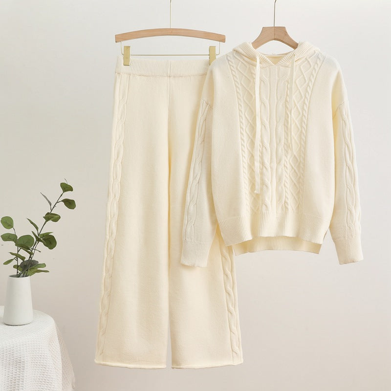 Women's Loungewear Set | Hooded & Wide Leg Comfort
