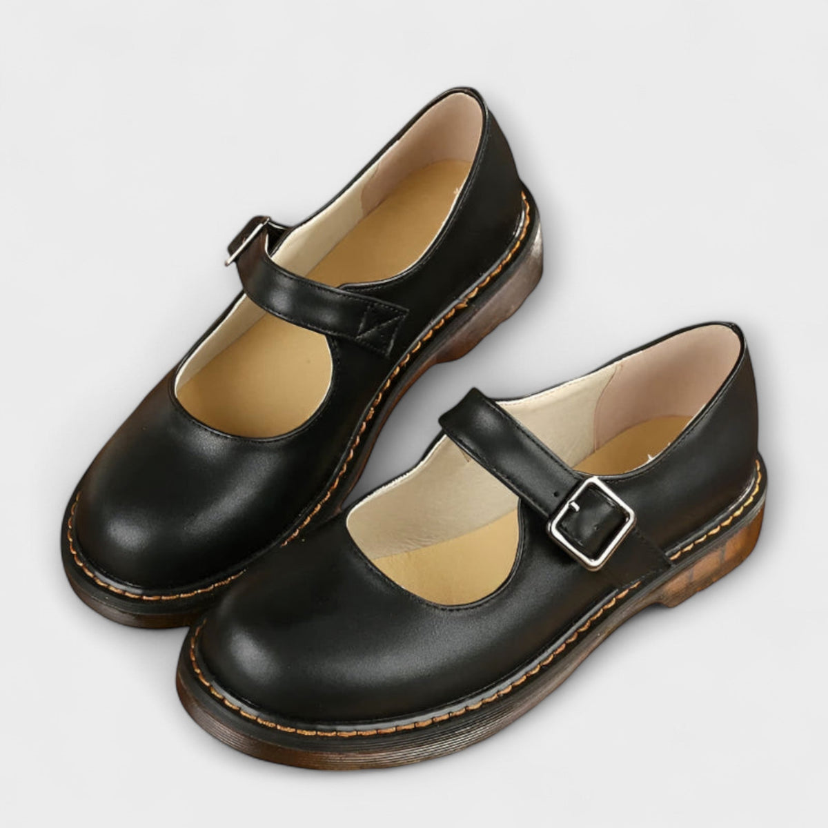 Women's Mary Jane Shoes | Chunky Sole & Ankle Strap