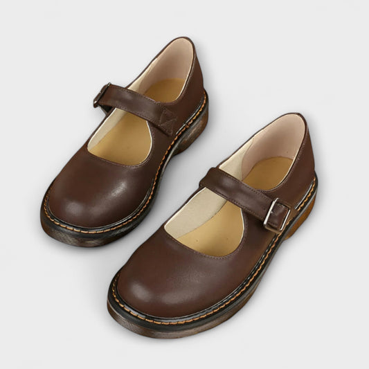 Women's Mary Jane Shoes | Chunky Sole & Ankle Strap