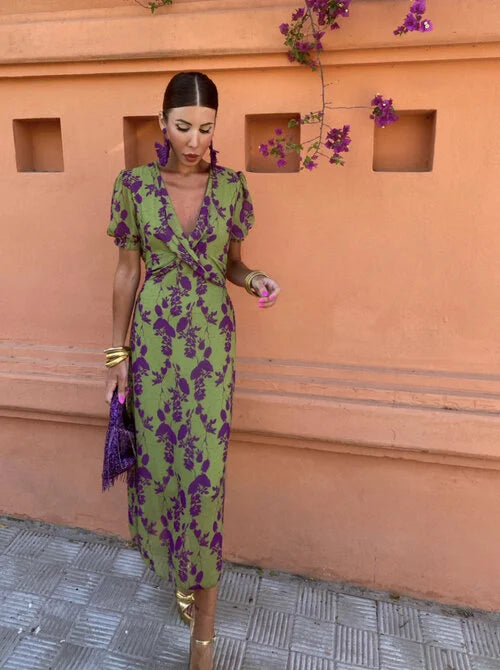 Women's Maxi Dress | Elegant Floral Summer Design