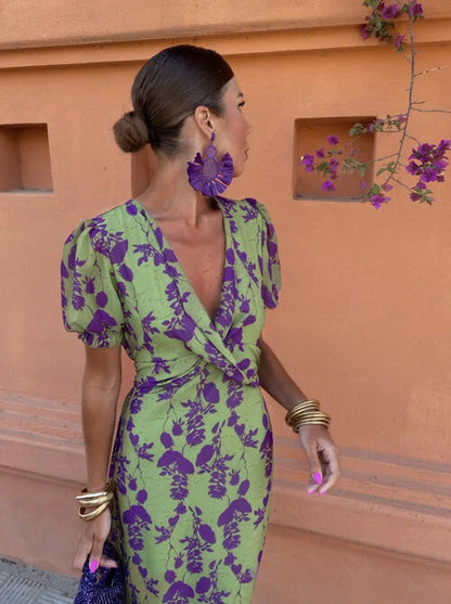 Women's Maxi Dress | Elegant Floral Summer Design