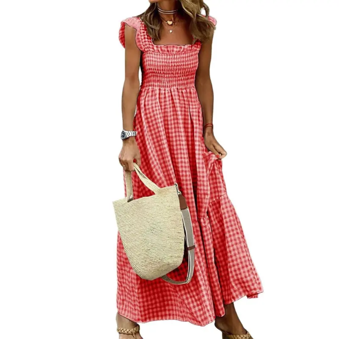 Women's Maxi Dress | Smocked Tiered Design