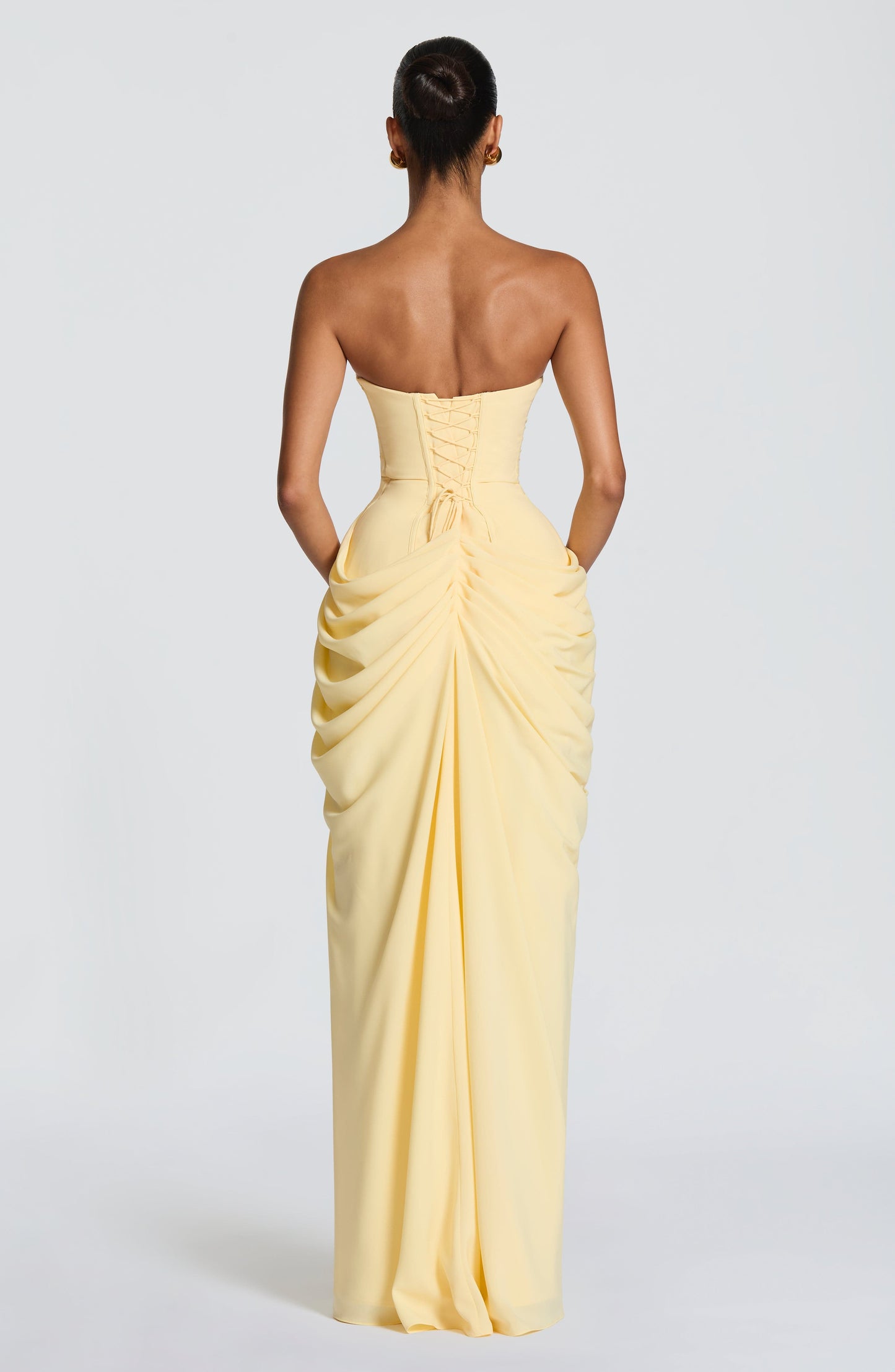 Women's Maxi Dress | Strapless Corset Bodice