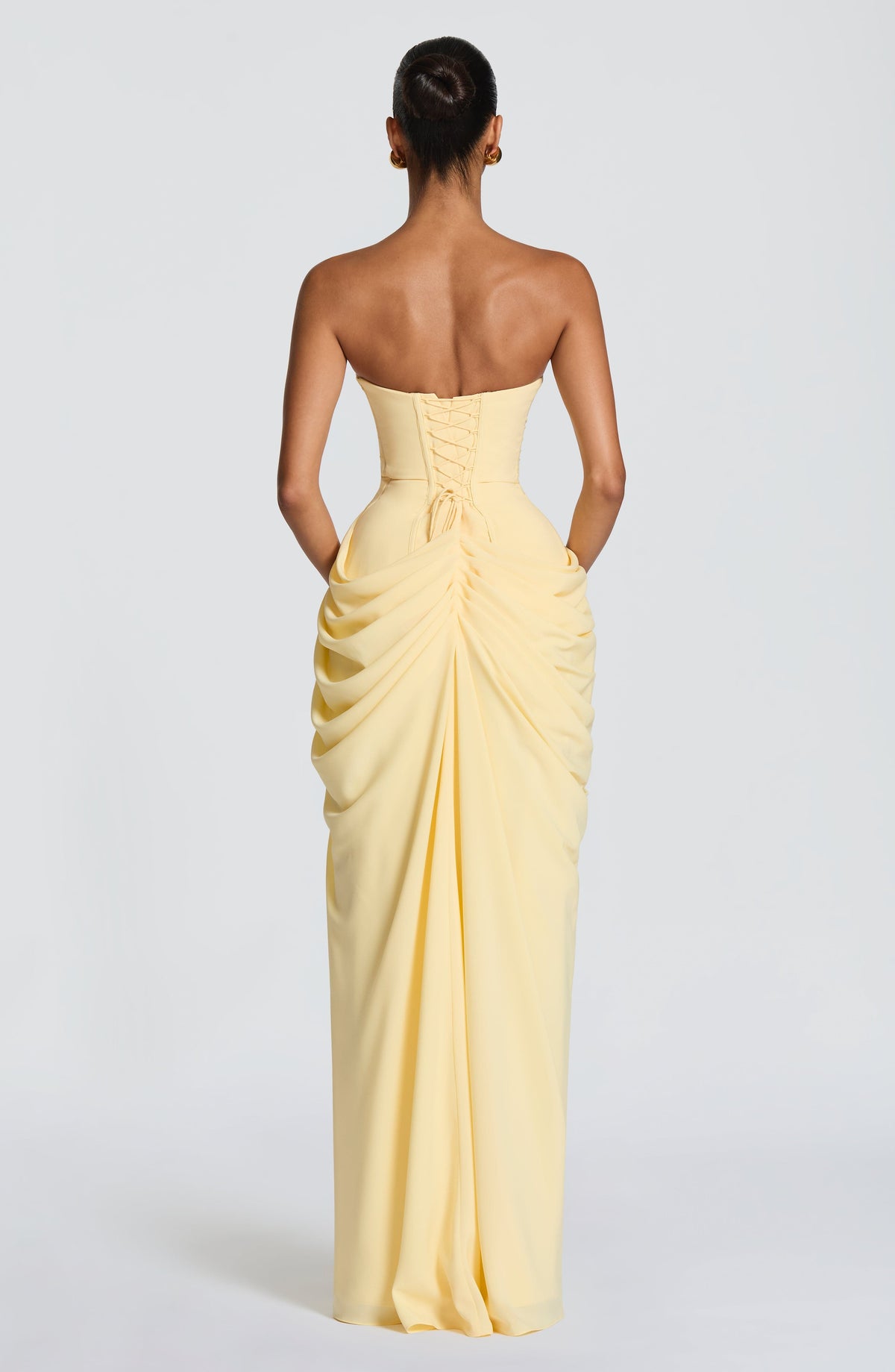 Women's Maxi Dress | Strapless Corset Bodice