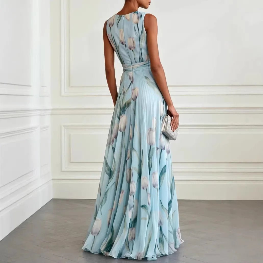 Women's Maxi Dress | V-Neck Wrap Design