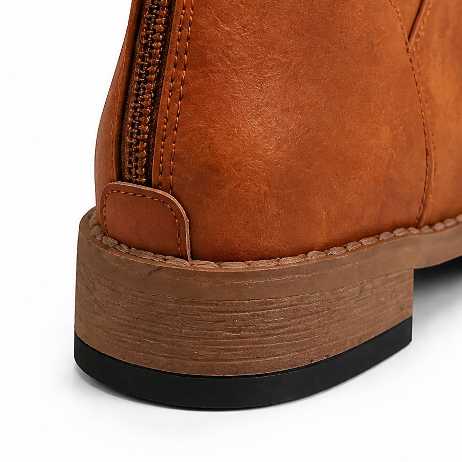 Women's Mid-Calf Combat Boots | Adjustable Lace Fit & All-Day Comfort