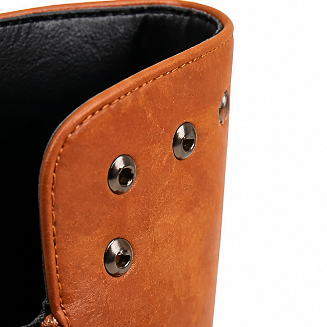 Women's Mid-Calf Combat Boots | Adjustable Lace Fit & All-Day Comfort