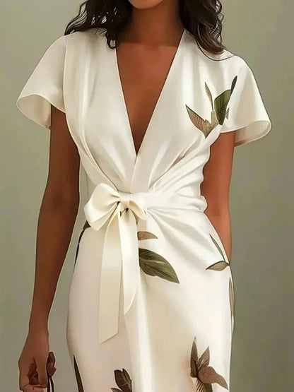 Women's Midi Dress | Elegant Wrap Design with Flattering Silhouette