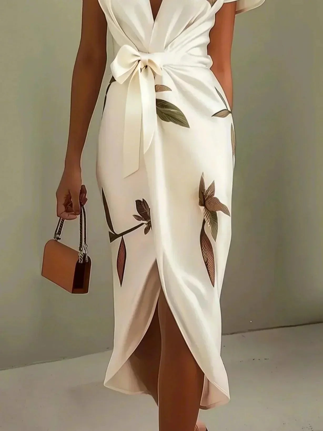 Women's Midi Dress | Elegant Wrap Design with Flattering Silhouette
