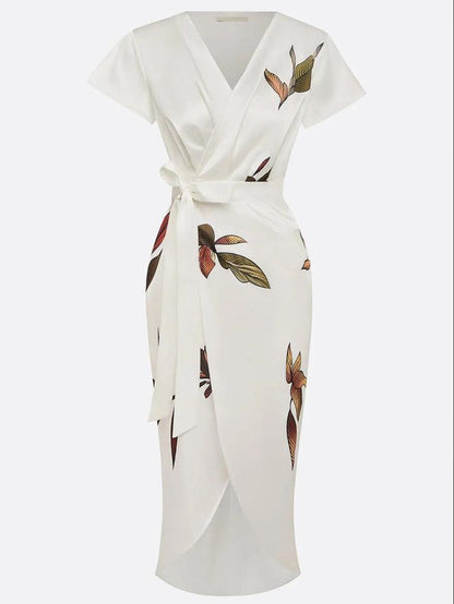Women's Midi Dress | Elegant Wrap Design with Flattering Silhouette