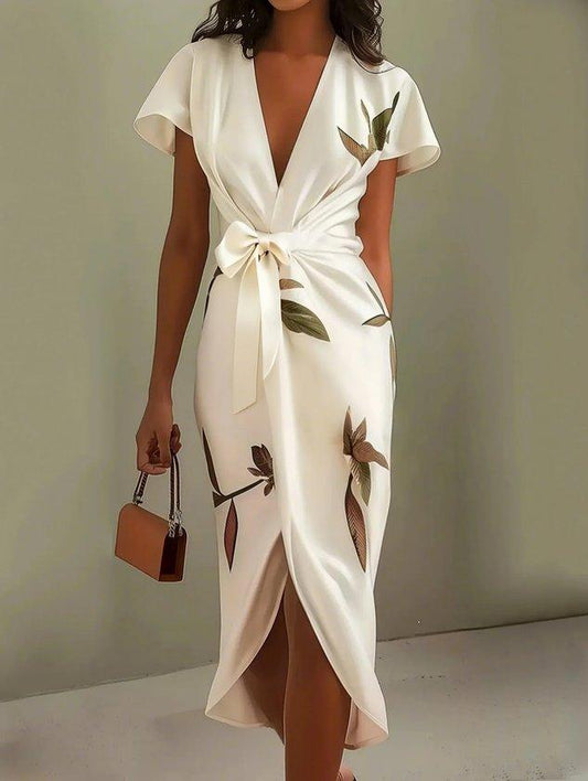 Women's Midi Dress | Elegant Wrap Design with Flattering Silhouette