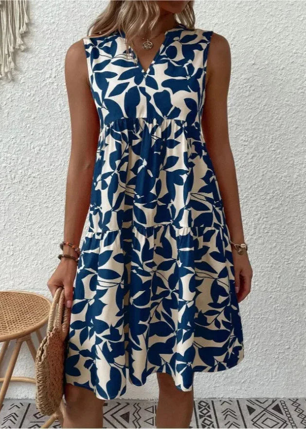 Women's Mini Dress | V-Neck & A-Line Fit