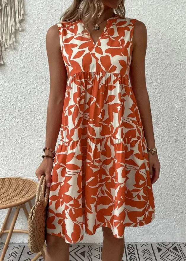 Women's Mini Dress | V-Neck & A-Line Fit