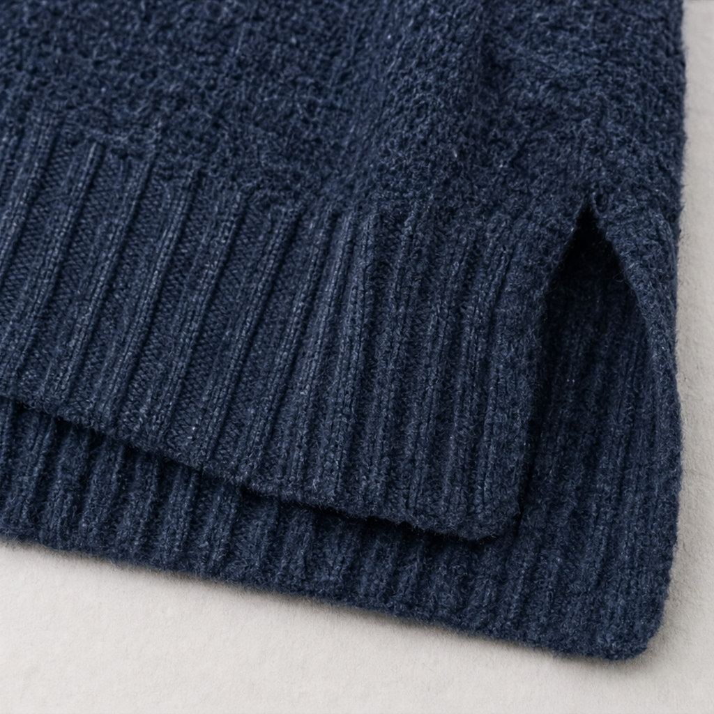 Women's Open-Knit V-Neck Sweater | Oversized & Effortless