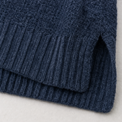Women's Open-Knit V-Neck Sweater | Oversized & Effortless