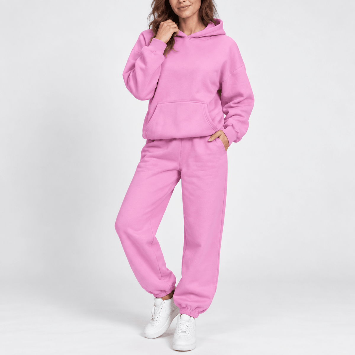 Women's Oversized Hoodie & Jogger Set Relaxed Fit Loungewear