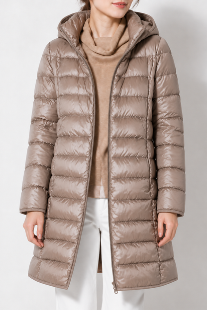 Women's Packable Puffer Jacket | Detachable Hood & Ultralight Warmth