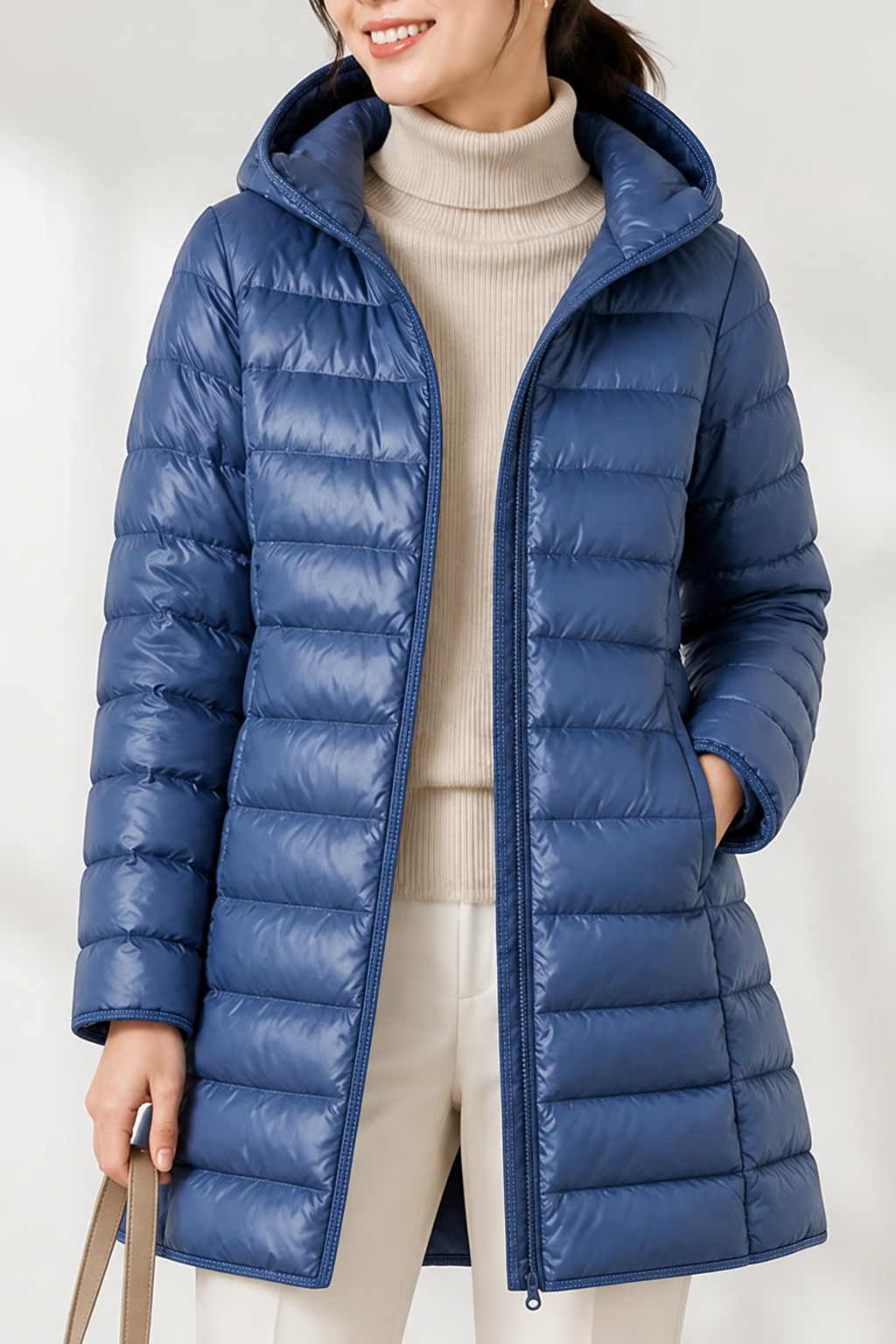 Women's Packable Puffer Jacket | Detachable Hood & Ultralight Warmth