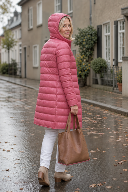Women's Packable Puffer Jacket | Detachable Hood & Ultralight Warmth