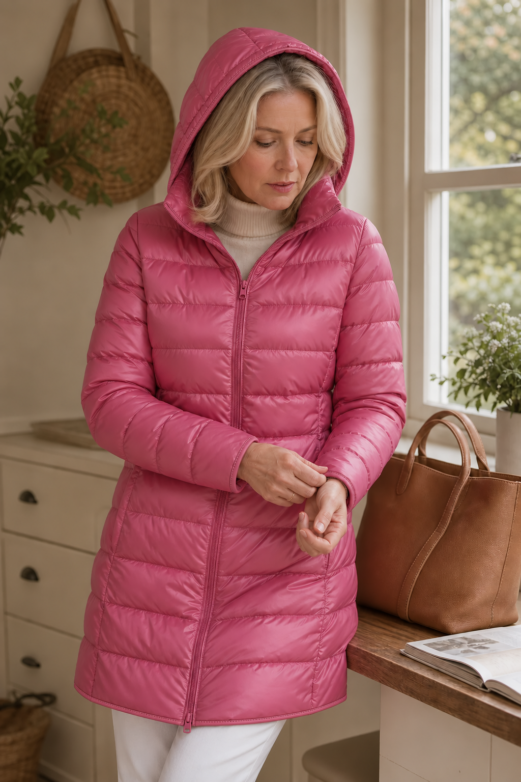 Women's Packable Puffer Jacket | Detachable Hood & Ultralight Warmth