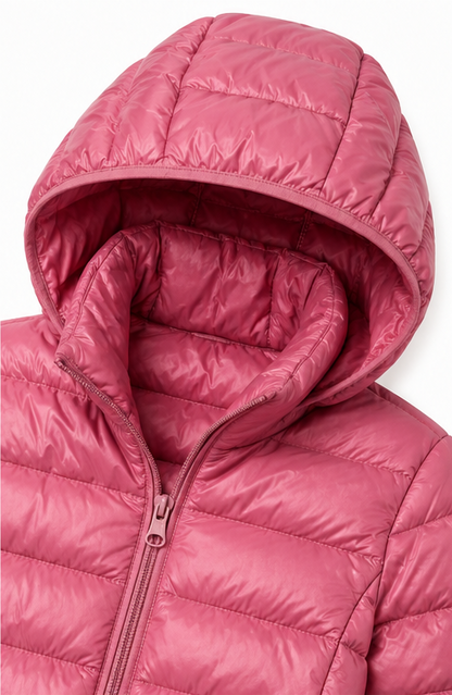 Women's Packable Puffer Jacket | Detachable Hood & Ultralight Warmth