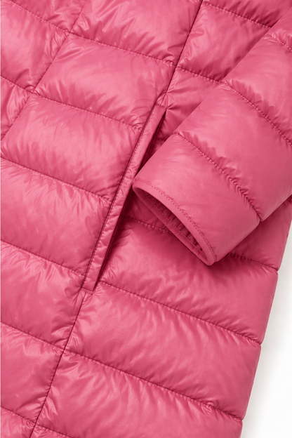 Women's Packable Puffer Jacket | Detachable Hood & Ultralight Warmth