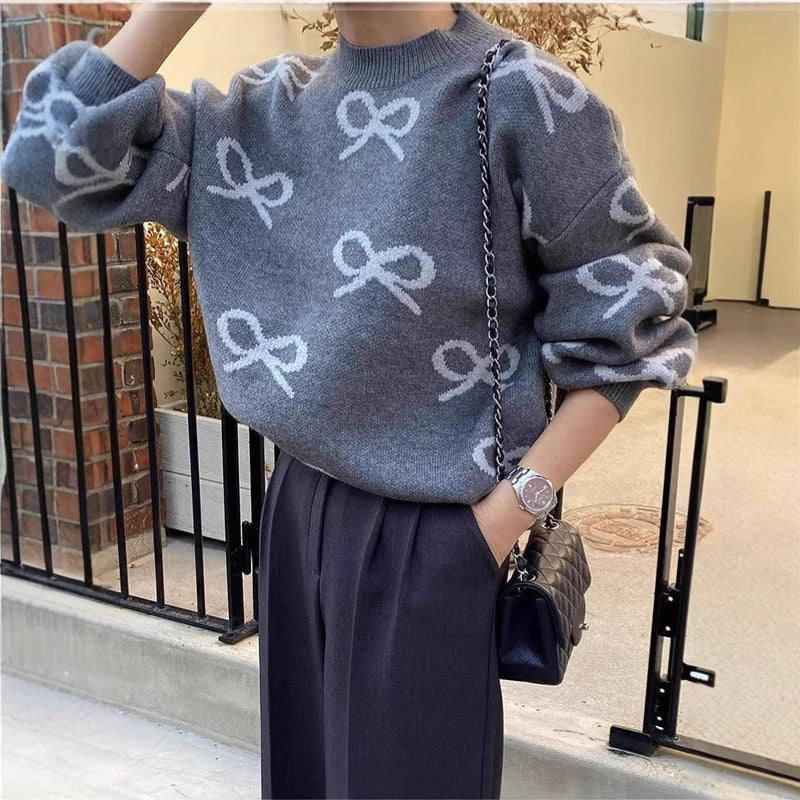 Women's Patterned Sweater | Relaxed Fit & Cosy Comfort