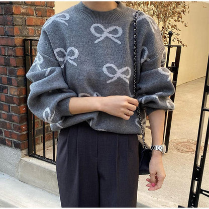 Women's Patterned Sweater | Relaxed Fit & Cosy Comfort
