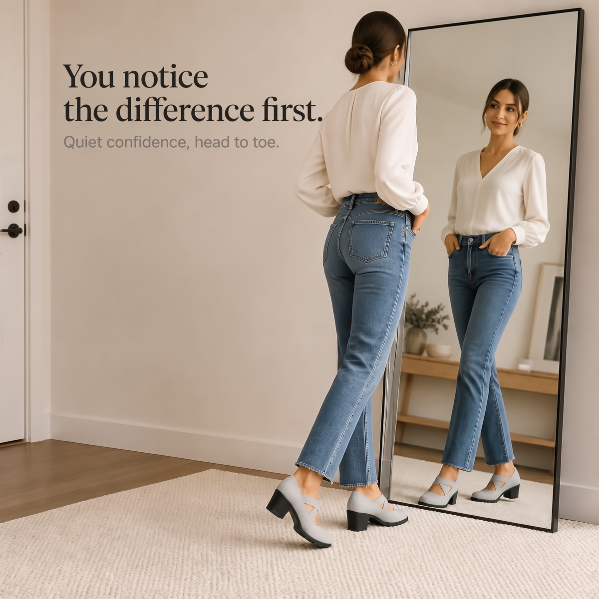 Women's Platform Mary Jane Heels | Crisscross Straps & Stable Comfort